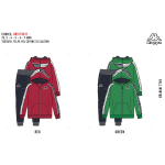 TUTA FELPA ZIP CAPPUCCIO  KAPPA  M  ART.8051T0011  TG.3-7ANNI