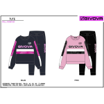 TUTA  FELPA GIRO  GIVOVA  F  ART.7461T0121  TG.3-7ANNI