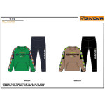 TUTA  FELPA GIRO   GIVOVA  M  ART.7431T0231  TG.8-16ANNI