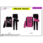 TUTA  FELPA  GIVOVA  F  ART.7441T0120  TG.8-16ANNI