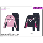 TUTA  FELPA  GIVOVA  F  ART.7461T0124  TG.3-7ANNI