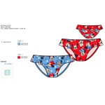 MUTANDINA  MARE MINNIE F  ART.EX0514  TG.12-36MESI