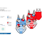 COSTUME   MARE INTERO MINNIE F  ART.EX0505   TG.12-36MESI