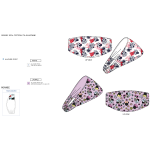 BANDANA  TESSUTO MINNIE F  ART.EX4015  TG.UNICA