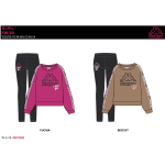 TUTA FELPA GIRO  KAPPA  F  ART.8041T0066  TG.8-16ANNI