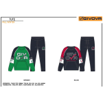 TUTA  FELPA   GIVOVA  M  ART.7431T0108A  TG.8-16ANNI