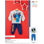 PIGIAMA ML  CALDO COTONE  MICHEY M DY32A6981  TG.12-30MESI