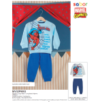 PIGIAMA ML  CALDO COTONE  SPIDERMAN MV32P9093  TG.12-30MESI