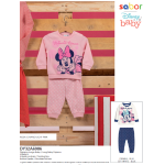PIGIAMA ML  CALDO COTONE  MINNIE F  DY32A6986  TG.12-30MESI
