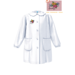 GREMBIULE ASILO SIGGI F ART.33GR4026BIANCO  TG.2-7ANNI