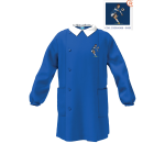 GREMBIULE SCUOLA  SIGGI M   ART.33GR4086BLU  TG.6-15ANNI