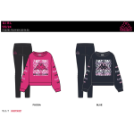 TUTA FELPA COTONE GIRO  KAPPA   F  ART.8065T00027  TG.3-7ANNI