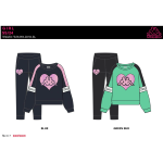 TUTA FELPA COTONE GIRO  KAPPA   F  ART.8065T00031  TG.3-7ANNI