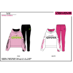 TUTA FELPA COTONE CAPP. GIVOVA   F  ART.7465T00004  TG.3-7ANNI