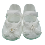 SCARPETTA  BATTESIMO CHECH F  ART.RF346  TG.16-18