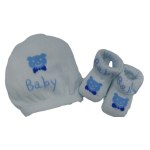 SET CAPPELLINO E SCARPETTA COTONE CAVEJA M  SET C51