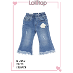 JEANS  ZAMPA PLAY F  ART.N7359  TG.12-36MESI  E1181