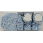 SCARPETTA E CAPPELLINO COTONE  LA ROCCA ART.A103