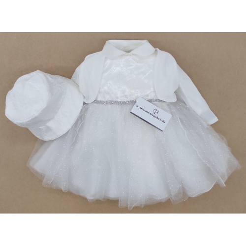 VESTINA BATTESIMO  NAZARENO GABRIELLI  F ART.NG4551   TG.6/9-12/18MESI