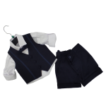 COMPLETO GILET BERMUDA CERIMONIA 4PZ NAZARENO GABRIELLI  M ART.NG6054B TG.20-32