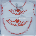 CAMICINA SETA CON BAVETTA NANCY  ART.128