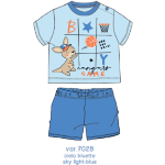 PIGIAMA  MEZZA MANICA  ELLEPI  M  BI4355   TG.9-24MESI