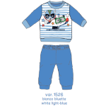 PIGIAMA  MANICA LUNGA ELLEPI  M  BI4348   TG.9-24MESI