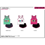 COMPLETO CANOTTA   GIVOVA F  ART.7466K00032  TG.3-7ANNI