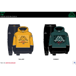 TUTA FELPA  CAPPUCCIO  KAPPA  M  ART.8031T0015  TG.8-16ANNI