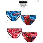 SLIP  MARE SPIDERMAN M  ART.YE18133  TG.3-8ANNI
