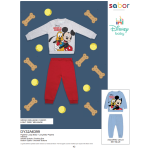 PIGIAMA ML  CALDO COTONE  MICHEY M DY32A6399  TG.12-30MESI