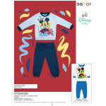 PIGIAMA ML  CALDO COTONE  MICHEY M DY32A6389  TG.12-30MESI