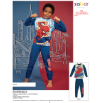 PIGIAMA ML  CALDO COTONE  SPIDERMAN M   MV40M4403  TG.3/4-9/10ANNI