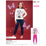 PIGIAMA ML  CALDO COTONE  MINNIE  F  DY50A1568  TG.3/4-9/10ANNI