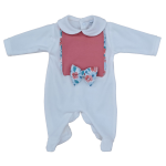 TUTINA CINIGLIA HOPLA BABY  F  ELISA  ART.C24.5010  TG.0/1-3/6MESI