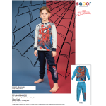 PIGIAMA ML  FELPA  SPIDERMAN M   MV40M4406  TG.3/4-9/10ANNI