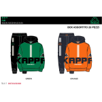 TUTA FELPA CAPPUCCIO  KAPPA  M  ART.8051T0014  TG.3-7ANNI