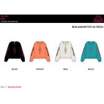 FELPA GIRO   KAPPA  F  ART.8061F0013  TG.3-7ANNI