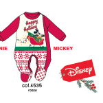PIGIAMONE FELPA MINNIE  NATALE  F  WL2043  TG.6-12MESI