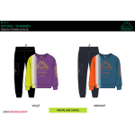 TUTA FELPA COTONE GIRO KAPPA  M  ART.8035T0180  TG.8-14ANNI