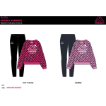 TUTA FELPA COTONE GIRO  KAPPA  F  ART.8065T0095  TG.3-7ANNI