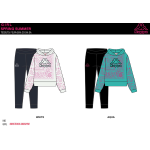 TUTA FELPA COTONE CAPPUCCIO  KAPPA  F  ART.8065T0103  TG.3-7ANNI