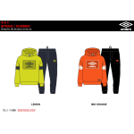TUTA FELPA COTONE CAPP. UMBRO  M  ART.8255T00022  TG.3-7ANNI