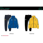 TUTA FELPA COTONE ZIP  KAPPA  M  ART.8055T0200  TG.3-7ANNI