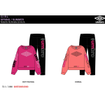TUTA FELPA COTONE GIRO  UMBRO  F  ART.8265T00009  TG.3-7ANNI