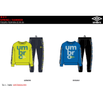 TUTA FELPA COTONE GIRO  UMBRO  M  ART.8255T00003  TG.3-7ANNI