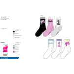 CALZINI TRIS BARBIE  F ART.HY06077  TG.23/26-31/34