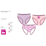 MUTANDINA TRIS  BARBIE  F ART.HY30001  TG. 6/8ANNI