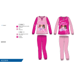 PIGIAMA INTERLOK MANICA LUNGA BARBIE  F ART.HY20157B  TG.3-8ANNI