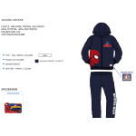 TUTA FELPA SPIDERMAN M  ART.HY10022  TG. 3-8ANNI